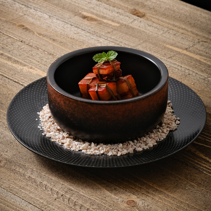 中式陶瓷云贵川融合菜一口锅碗拌饭红烧肉酒店创意私房菜意境餐具,餐饮具,盘,淘宝优惠券,粉丝福利购,淘宝优惠卷