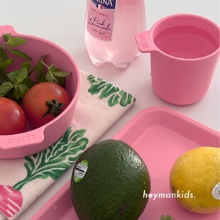 heymankids|韩国ceriz限定色高颜值防摔餐具儿童成人碗水杯托盘