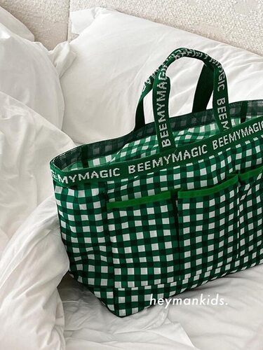 heymankids｜韩国beemymagic巨实用三口袋手提包便携购物袋环保袋