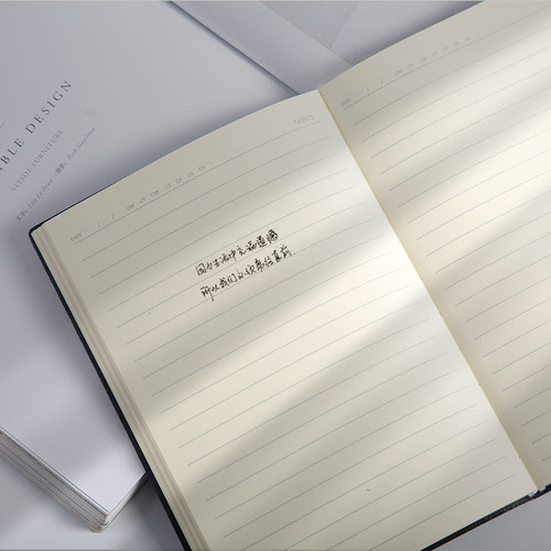 简约a5文艺青年记事本子定制logo