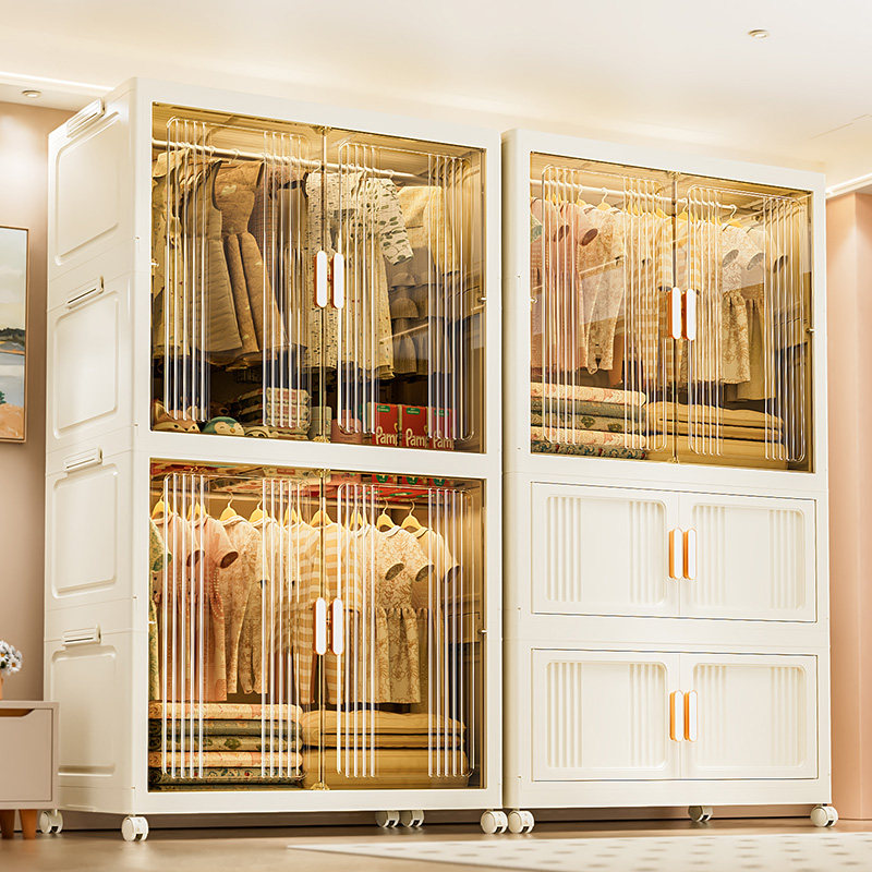 简易衣柜家用免安装折叠收纳柜子宝宝儿童衣服整理衣橱卧室出租屋,收纳整理,衣物收纳柜/简易衣橱,淘宝优惠券,粉丝福利购,淘宝优惠卷