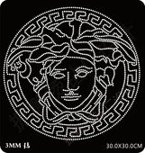 毛衣水钻衣服烫钻烫图图案贴钻 服装 辅料diy羊绒衫 烫钻图成品图