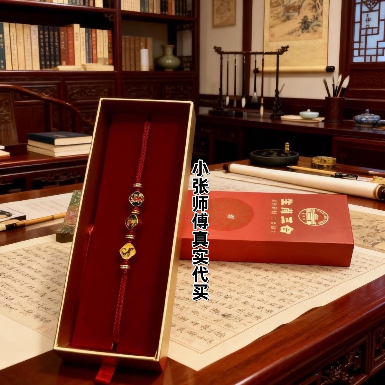 现货马年限定本命年生肖三合红绳