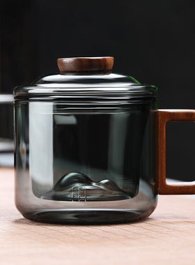 泡茶壶高硼硅耐高温玻璃加厚家用过滤单壶泡红茶花茶茶器茶具茶杯