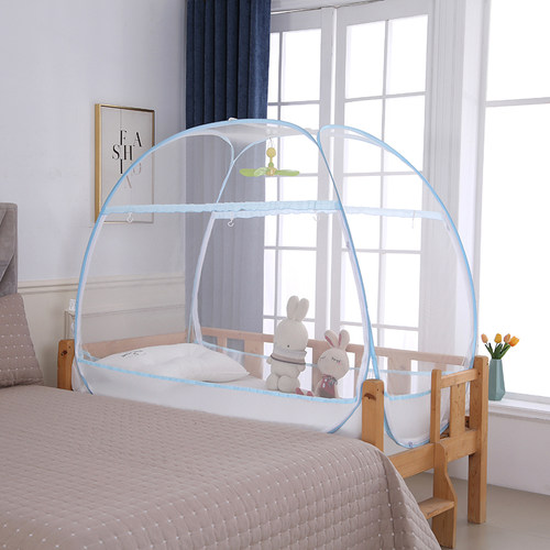 免安装儿童床蚊帐婴儿床蒙古包