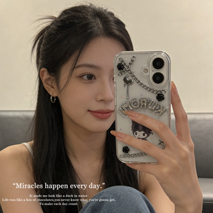 甜酷辣妹链条库洛米适用红米note15 14 13pro手机壳note12 10x 11pro滴胶K80 k70 k60保护套turbo3 4pro防摔