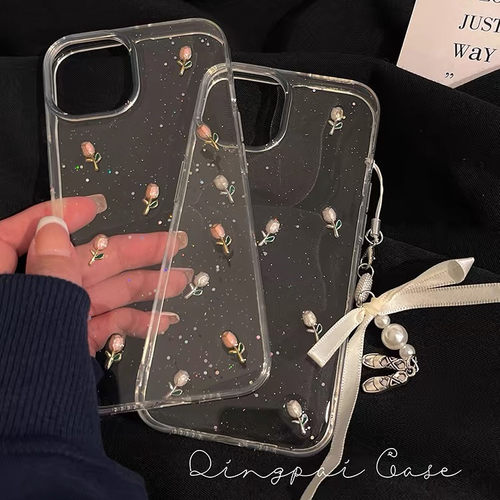 ins小众少女郁金香vivo滴胶软壳