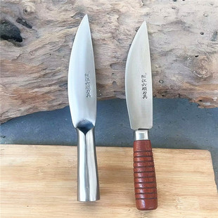 小尖刀剔骨刀分割刀切肉刀卖肉刀生鱼片刀不锈钢刮刨猪毛刀杀羊刀