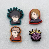 洞洞鞋 扣装 配饰卡通动漫咒术回站角色创意鞋 鞋 饰 花沙滩鞋 25新款