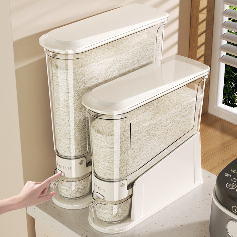 按压式防虫防潮密封米桶