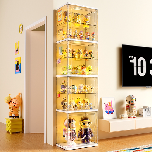 【特厚六面全硬】高清手办展示柜