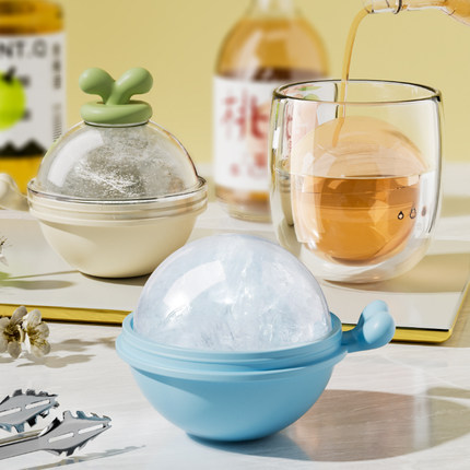 威士忌大冰球模具家用食品级冰格冰箱圆形冻冰块硅胶制冰盒子神器