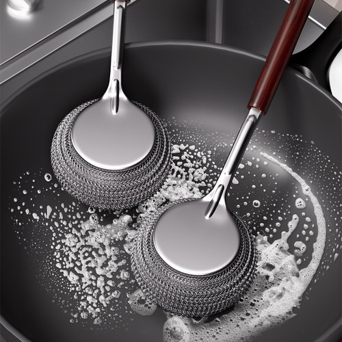 【刷头可替换】304不锈钢锅刷