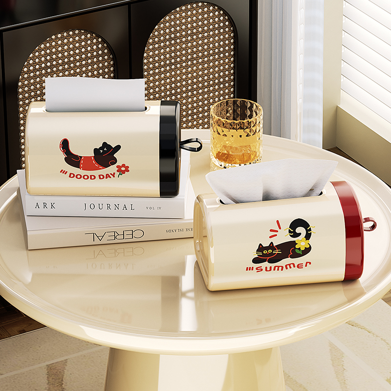 客厅纸巾盒桌面厨房湿巾收纳盒