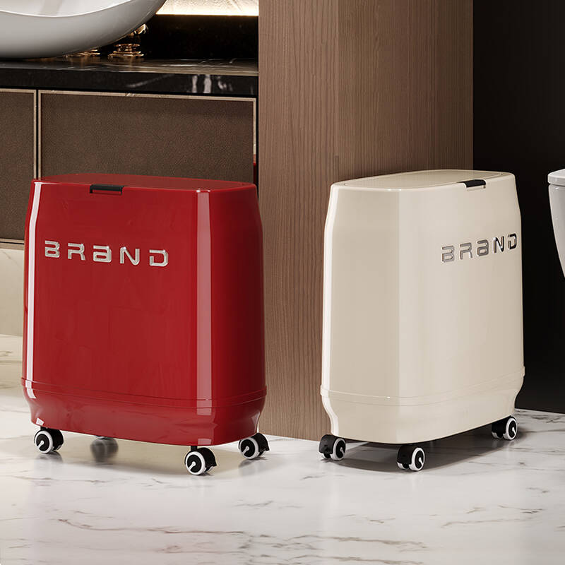 家用垃圾桶盖大容量厕所窄缝