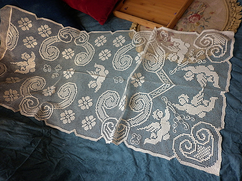 手工网扣装饰垫巾桌布细线蕾丝花边盖巾纱窗帘门帘棉线编织菲力|ruв категории домашний ткань, занавес, занавес и аксессуары, занавес - от Buy2taobao.com для оказания профессиональной услуги покупки агента Taobao