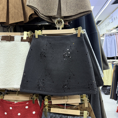 减龄显瘦百搭气质a字包臀短裙