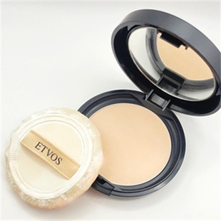 日本ETVOS矿物粉土橘色腮红眼下蜜粉玉女桃花轻蜜粉三合一定妆粉