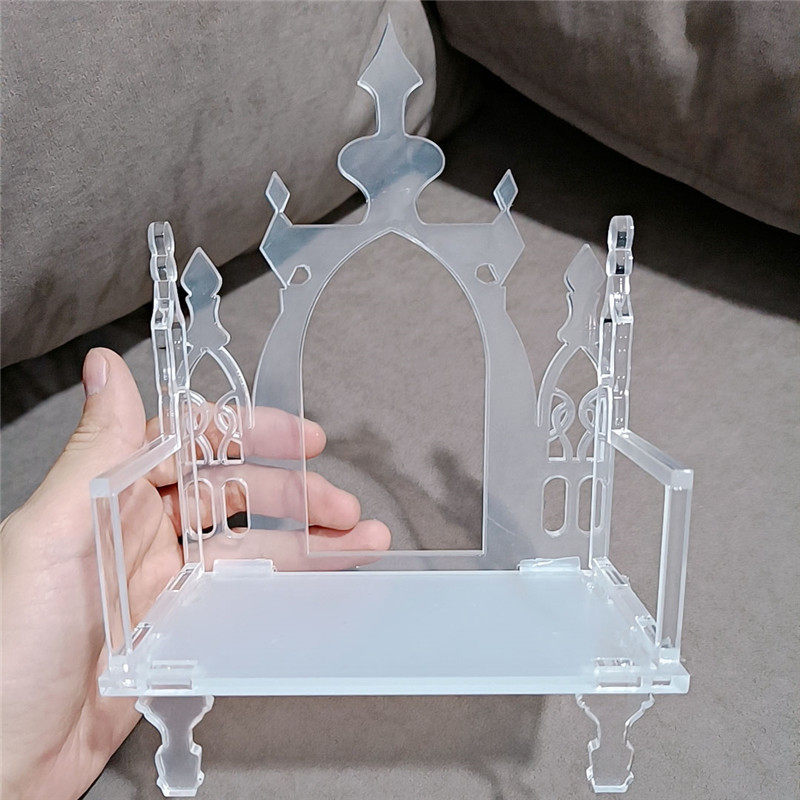 哥特王座城堡古风流麻diy材料包自制流麻壳模具流沙麻将亚克力板