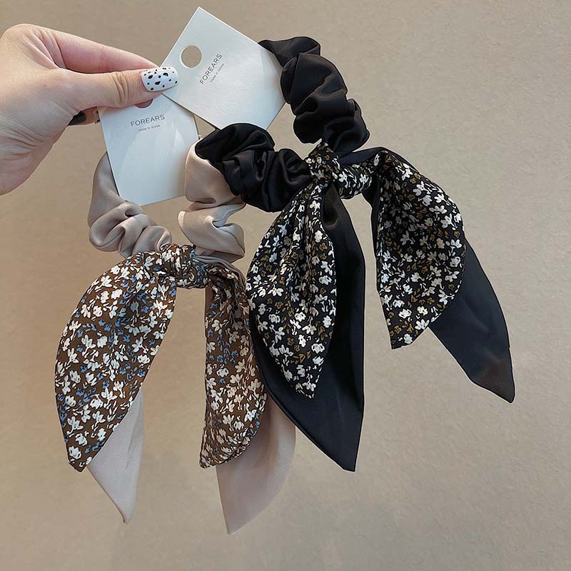 飘带蝴蝶结东大门优雅碎花发饰