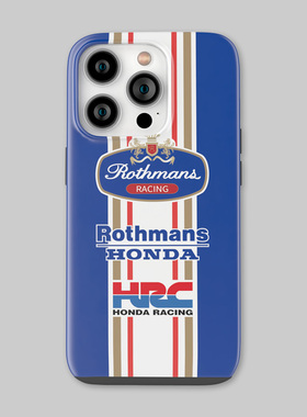 Rothmans乐富门Honda本田手机壳双层适用iPhone16苹果15promax14pro13xs12 香港电影手机套 机车爱好者