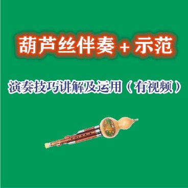 葫芦丝伴奏示范+伴奏曲750首计数器