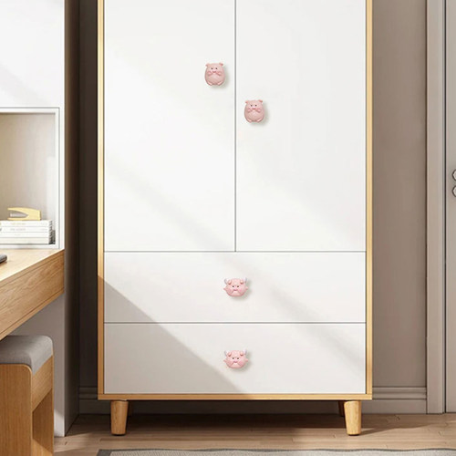 女儿房儿童衣柜小拉手可爱小兔子