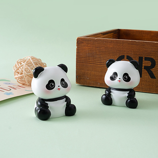 卡通熊猫儿童衣柜拉手简约柜门创意可爱动物柜子抽屉把手新款男孩