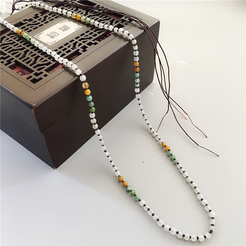 缅甸翡翠A货冰种项链挂绳吊坠绳圆珠子男女挂件玉坠链女款包邮,饰品/流行首饰/时尚饰品新,绳,淘宝优惠券,粉丝福利购,淘宝优惠卷