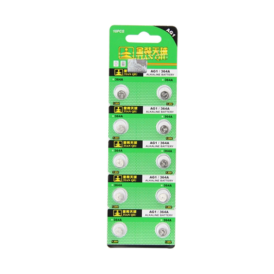 天球 AG1纽扣电池 LR621/364/SR621/164 玩具手表电池买2送1