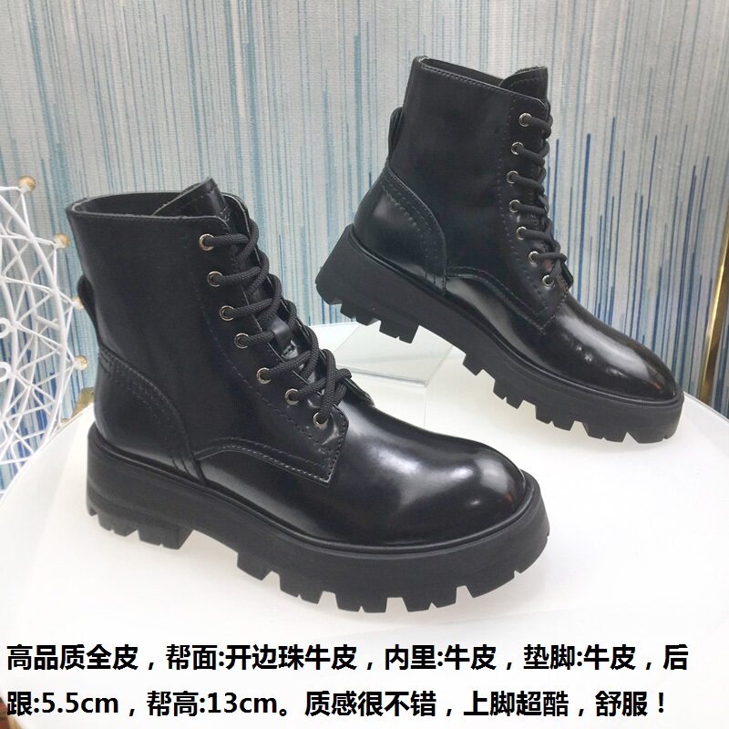 真皮马丁靴短靴机车靴英伦切尔西