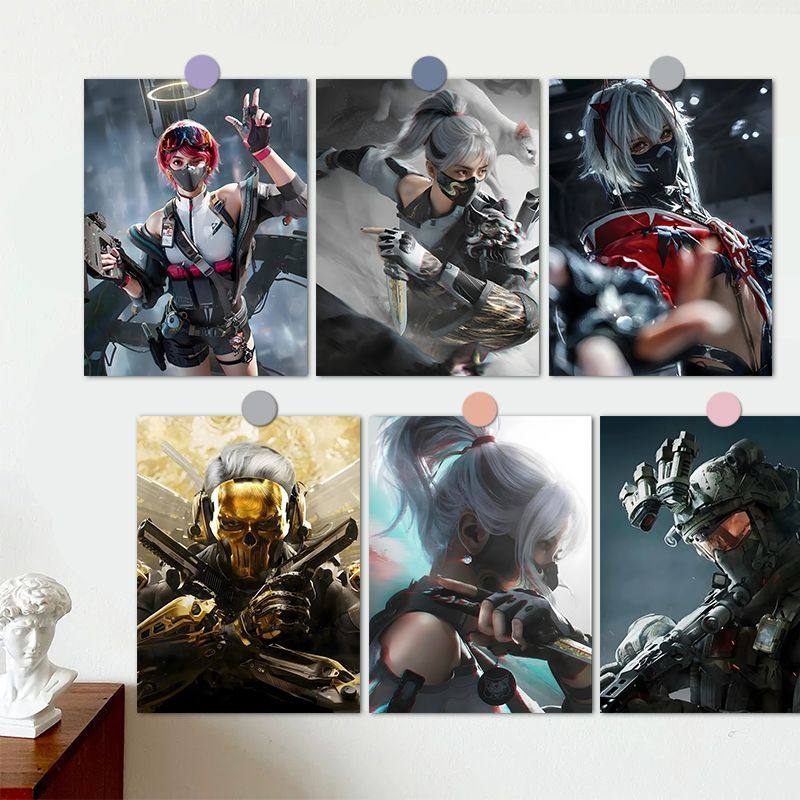 60张三角洲行动海报贴墙墙上挂画二次元卧室墙贴房间装饰画ins风,家居饰品,涂鸦墙贴,淘宝优惠券,粉丝福利购,淘宝优惠卷