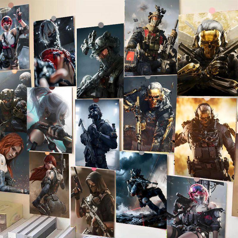 60张三角洲行动海报贴墙墙上挂画二次元卧室墙贴房间装饰画ins风,家居饰品,涂鸦墙贴,淘宝优惠券,粉丝福利购,淘宝优惠卷