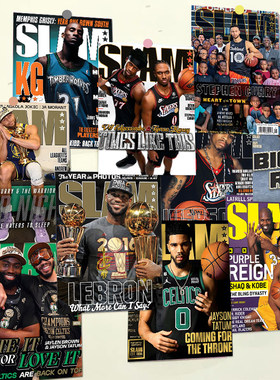 nba球星海报贴墙科比詹姆斯库里杜兰特欧文周边房间墙贴墙纸壁纸