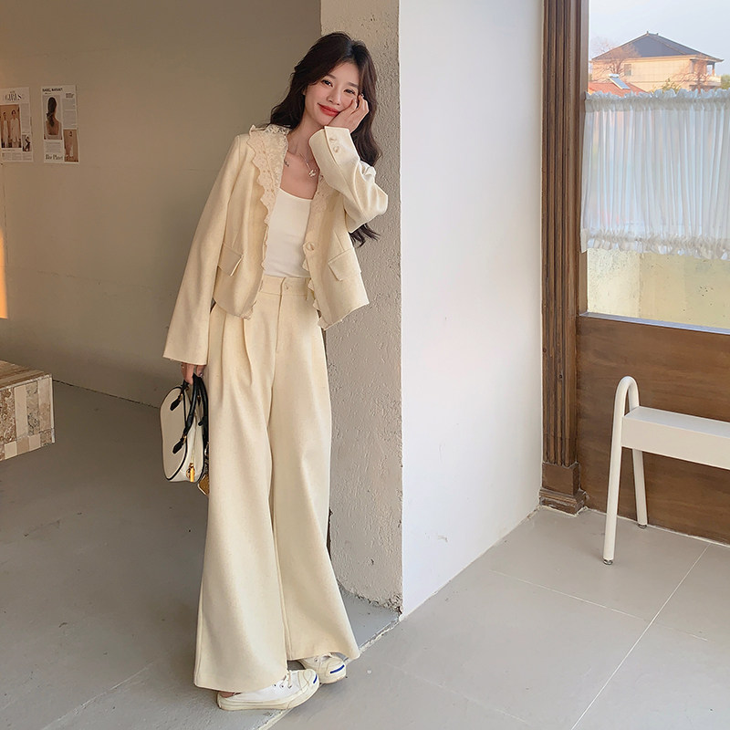 现货西装拼接蕾丝套装297-1205-P185-K258,商品下架区,艾艾淮淮