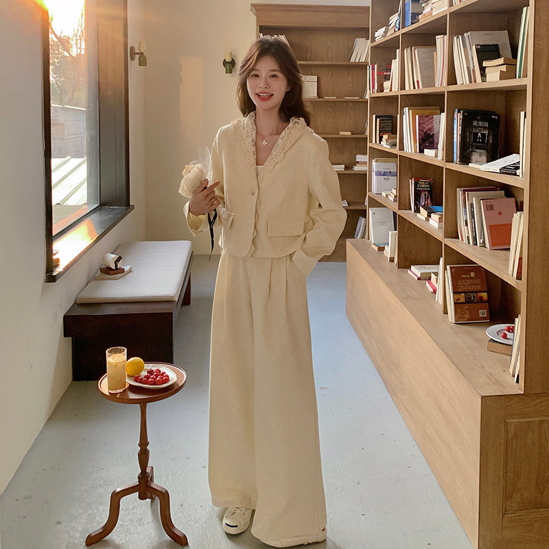 现货西装拼接蕾丝套装297-1205-P185-K258,商品下架区,艾艾淮淮