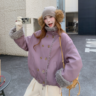 现货 羊羔毛 拼接羽绒服297 P245 90绒 1886 K268 首发新款