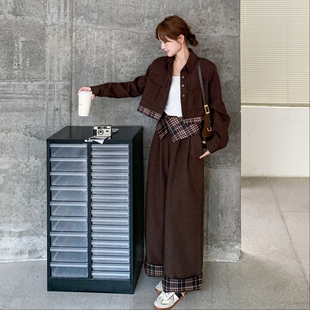 裤 子套装 297 P185 现货拼接短外套 1767 K268 首发新款