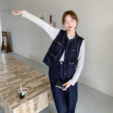 【新款】现货圆领马甲+裤子+T桖三件套297-1198-P185-K258，女装套装/套裙，艾艾淮淮