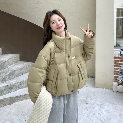 【首发新款】现货 小格子 立领 90绒羽绒服297-1954-P295-K438