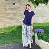 【新款】现货短袖上衣+阔腿裤套装297-1371-P125-K188，女装套装/套裙，艾艾淮淮