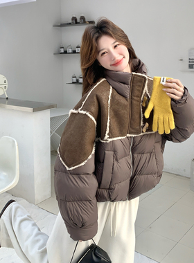 【首发新款】90绒 现货 皮毛 拼接羽绒服297-1961-P285-K418