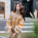 【新款】现货新中式毛绒拼接羽绒服297-1920-P265-K398，女装短外套，艾艾淮淮