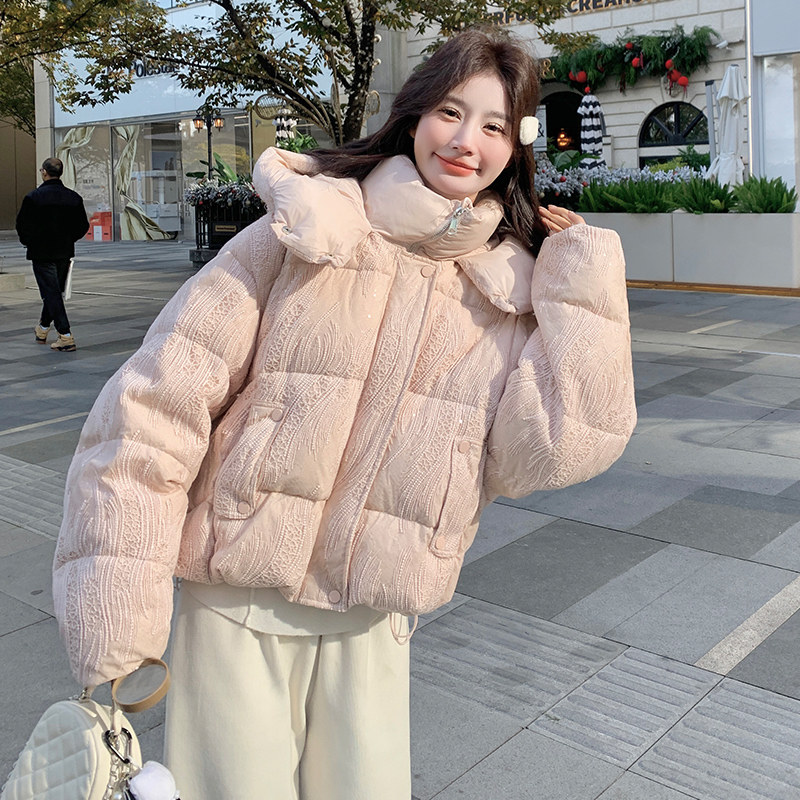 现货90绒重工学院风羽绒服297-1071-P295-K438,女装羽绒服,艾艾淮淮
