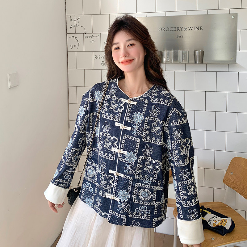 现货新中式提花显瘦外套297-1156-P145-K208,商品下架区,艾艾淮淮