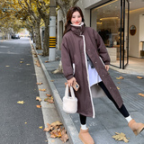 现货羊羔毛派克服长外套297-1028-P195-K288，女装棉衣/棉服，艾艾淮淮