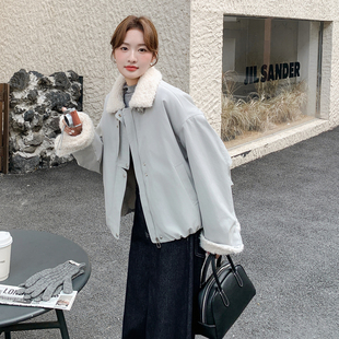 工装 加厚 羊羔毛内里外套297 P185 现货 1842 K268 首发新款