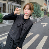 现货小香风马甲+百褶裙套装297-897-P155-K218，商品下架区，艾艾淮淮