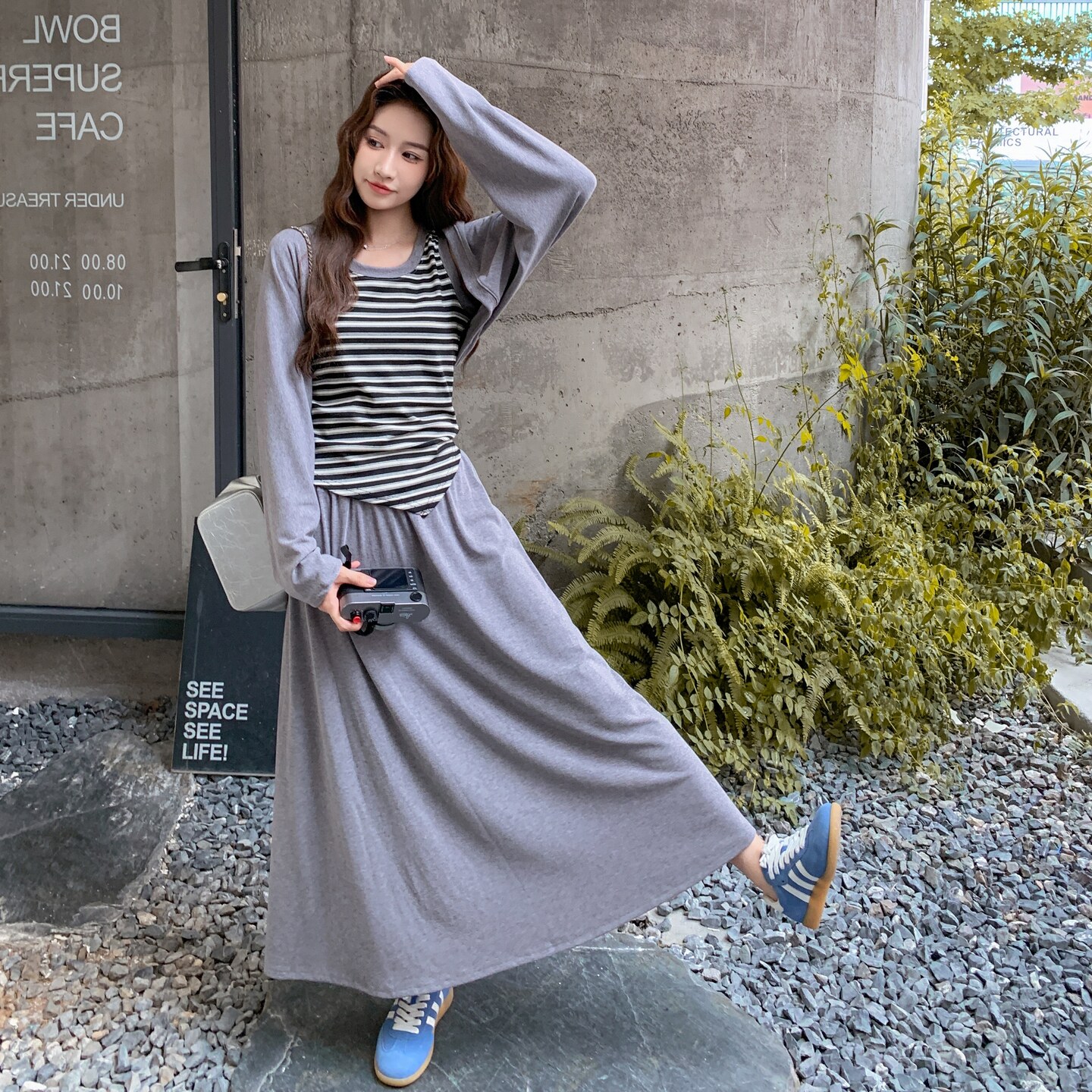 现货 慵懒风 松弛  感套装297-1715-P155-K218图片