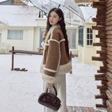 【新款】现货皮毛一体外套297-1924-P205-K298，女装短外套，艾艾淮淮